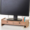 LCD Monitor Increase Rack Wooden Keyboard Rack Desktop Storage Rack Shelf, LCD Monitor Shelf