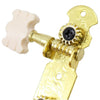 Guitar Knob Gear Type Snap Pegs Alloy Base Knobs
