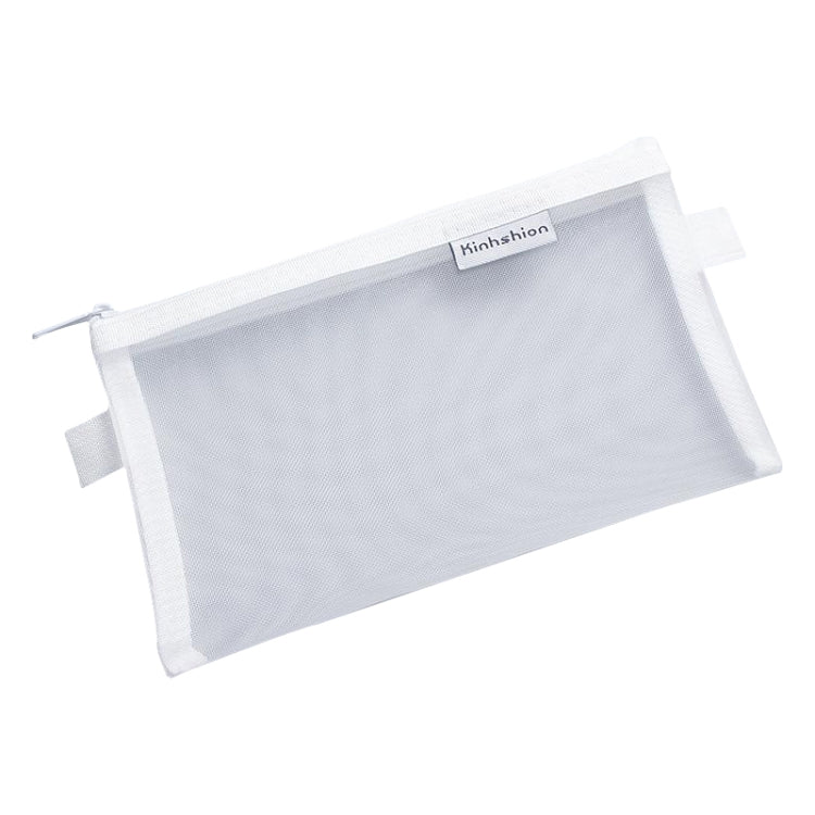 Nylon Simple Transparent Mesh Pencil Case Office School Supplies