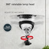 Cone-Shape Garden Decoration Solar Lawn Light Outdoor LED Ground Plug And Wall-Mounted Dual Purpose Lights