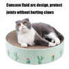 Round Corrugated Cat Scratcher Claw Sharpener Toy Bed, Green 41x41x10cm, Pink 41x41x10cm, Green 36x36x8cm, Pink 36x36x8cm, Green 32x32x6cm, Pink 32x32x6cm, Paw Print 32x32x6cm, Paw Print 36x36x8cm, Paw Print 41x41x10cm, Blue Letters 41x41x10cm���������...