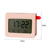 ZKLiLi Lazy Snooze Applet Alarm Clock Bedside Bluetooth Multifunctional Silent Digital Alarm Clock, Blue, Pink, Gray