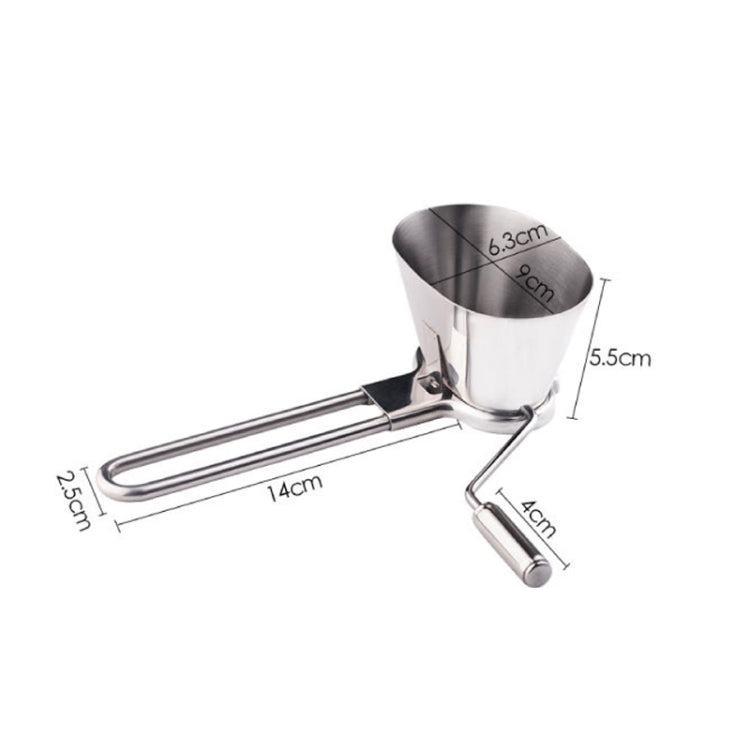 Stainless Steel Multi-Function Vegetable Chopper Herb Chopper Condiment Manual Coriander Chopper, Coriander Chopper