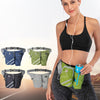 Outdoor Running Sports Nylon Waist Bag Cycling Mountaineering Water Bottle Bag, Green, Gray, Blue, Black