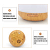 YCTA-008 Household Mute Small Wood Grain Colorful Light Aroma Diffuser Night Tree Air Humidifier, US Plug, EU Plug, UK Plug, AU Plug