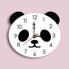 Cartoon Wall Clock Acrylic Clock Panda Simple Home Wall Clock, Panda Wall Clock