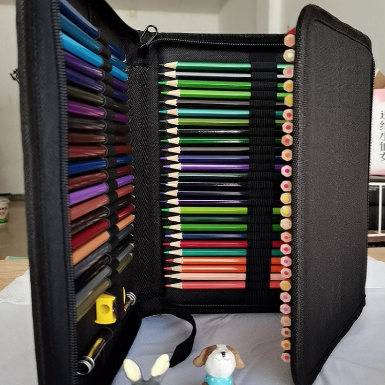 72 Color Hexagon Oily Colored Pencil Handbag Set, 72 Color Hexagon Pencil