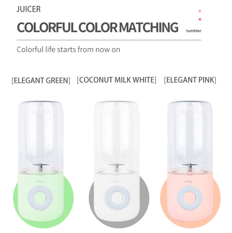 Mini Portable Usb Juice Machine  Multi-Function Electric Charging Household Juicer, White, Green, Pink