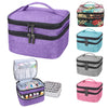 Sponge Liner Cosmetic Storage Box Portable Storage Box, Gray, Violet, Pink, Sky Blue, Leaves