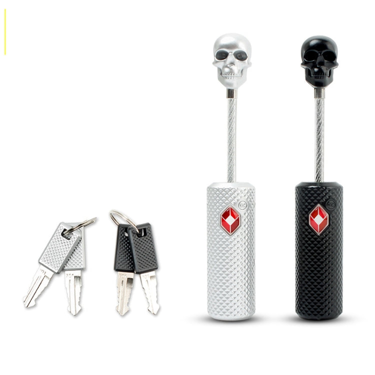 Customs Lock  Wire Rope Padlock Skull Customs Code Lock