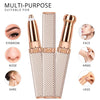 Two In One USB Rechargeable Lipstick Shaver Lady Eyebrow Trimmer