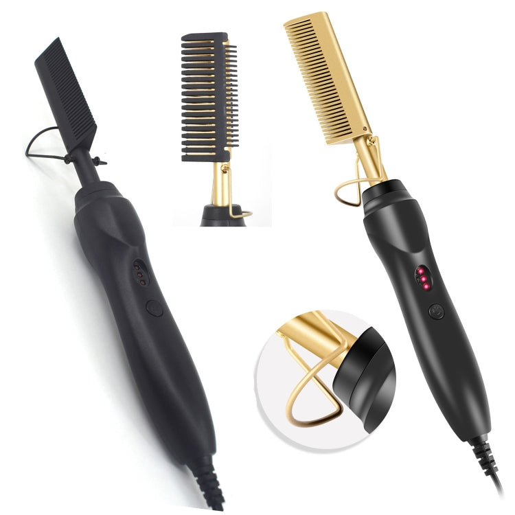 Multifunctional Comb Dry And Wet Dual-Use Curly Hair Straightening Stick Electric Perm Comb, US Plug, EU Plug, UK Plug, AU Plug