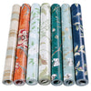 3D StereoRetro Self-Adhesive Non-Woven Wallpaper Pastoral Flower Bedroom Living Room TV Background Wall Sticker, 0.53x5m