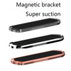 F601 4 PCS One Word Long Magnet Car Bracket Car Navigation Lazy Magnetic Metal Bracket, Water Chestnut Black, Water Chestnut Silver, Water Chestnut Gold, Rounded Black, Rounded Silver, Rounded Gold