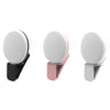 2 PCS  Mobile Phone Fill Light Camera Photo LED Selfie Light, White, Pink, Blue, Black