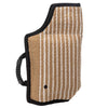 Dog Training Black-Edged Rough-Grained Jute Fluttering Sleeves Protector, Black-Edged Rough-Grained Jute