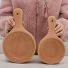 Instant Noodle Bowl Wooden Kimchi Bowl Fruit Salad Wooden Bowl With Handle, Small