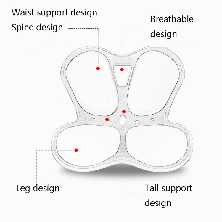Office Waist Flower Petals Cushion Corrected Sitting Posture Pregnant Woman Decompression Petals, Red, Black