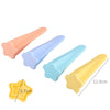 4 in 1 Children Popsicle Mold Set Food Grade Silicone Cream Mold Random Colour Delivery, 2 Sets 4 in 1