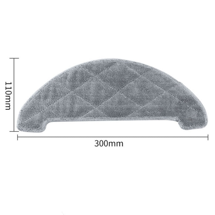 2 PCS Sweeping Robot Washable Mop For Proscenic M7