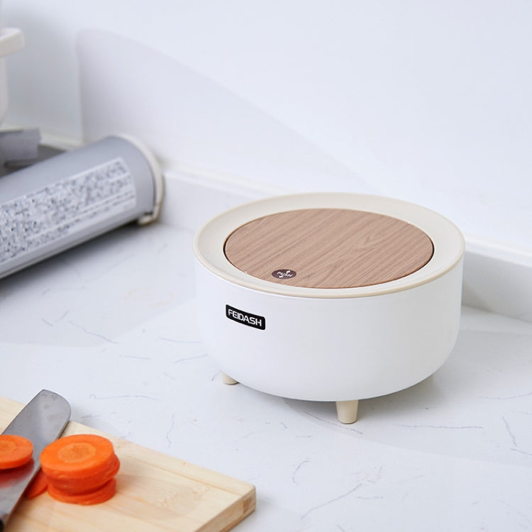 Mini Desktop Trash Can Simple Press Grunge Storage Bucket Student Dormitory Bedside Cabinet Round Trash Cartridge, Round Trash Cartridge