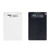 A4 Multi-Function Folder With Calculator Ruler Writing Board File Storage Plastic Splint, Black, White