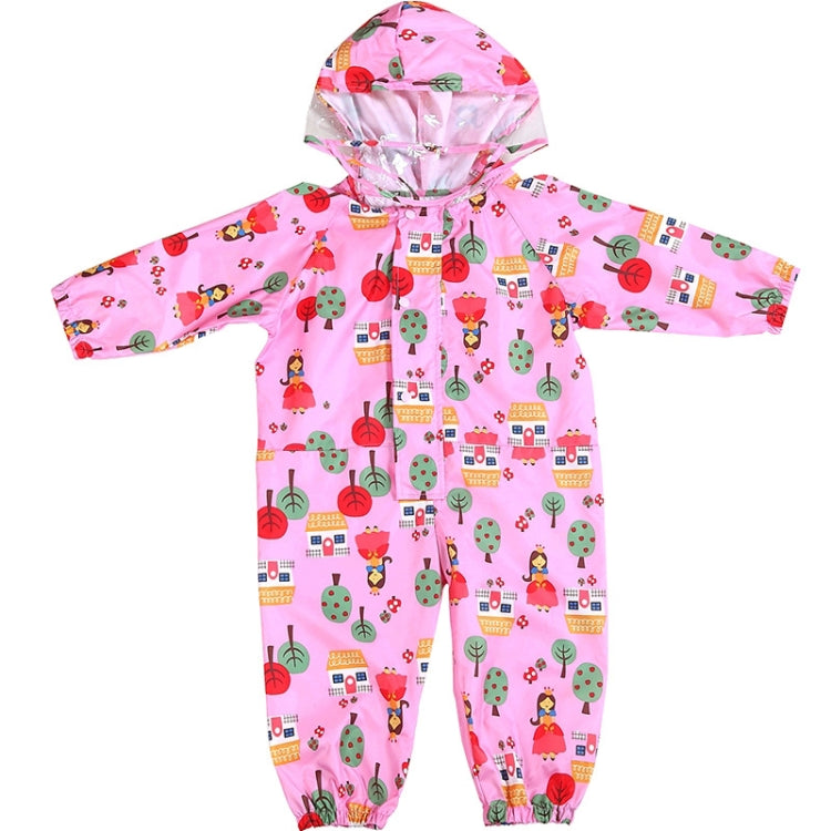 Siamese Children Raincoat  Print Thin Section Hooded  Raincoat, S, M, L, XL