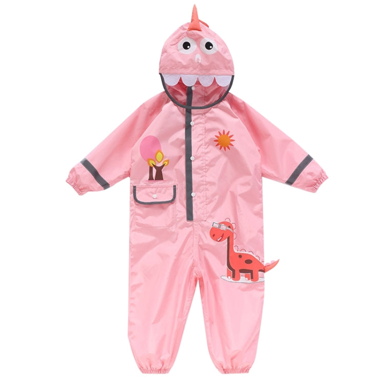 Dinosaur Continuous Children Raincoat Boy Girl Baby Reflective Ventilator Raincoat, S