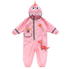 Dinosaur Continuous Children Raincoat Boy Girl Baby Reflective Ventilator Raincoat, S