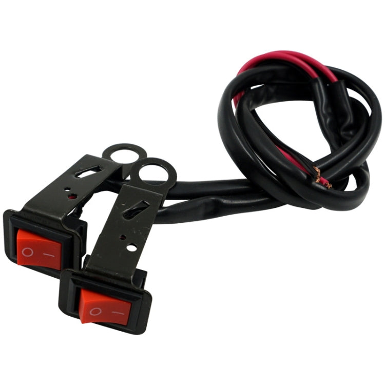 5 PCS Motorcycle Modification Accessories Ship Type Rocker With Lamp Switch Rearview Mirror Bracket Headlight Spotlight Switch, Spotlight Switch