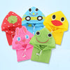 Children Cartoon Raincoat Student Poncho, Yellow, Red, Green, Blue, Rose Red