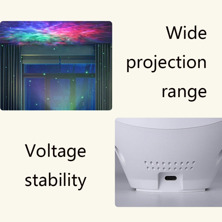 SC523-Z01 Smart Speaker Control Nebula Projector Light Help Sleep Bedroom Children Night Light, WiFi Intelligent Style