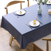 Solid Color PVC Waterproof Oil-Proof And Scald-Proof Disposable Tablecloth, 140x220cm