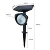 Solar Flood Light Home Solar Garden Villa Lawn Lamp, White Light, Warm Light, Colorful Light