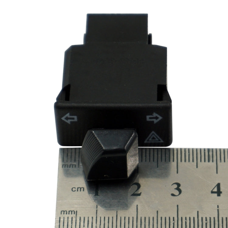 10pcs Motorcycle Electric Scooter Steering Double Flashing Switch, Double Flashing Switch