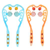 Manual Cervical Massager Home Multi-Function Shoulder And Neck Massage Roller, Shape: Ordinary Blue, Strengthen Magnetic Therapy Blue, Strengthen Magnetic Therapy Orange