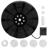 Colorful Lamp Battery Solar Fountain Floating Landscape Fountain, Colorful Lamp Fountain