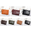 AP127 Men/Ladies Change Clutch Zipper Wallet Short Cowhide Card Holder