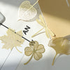 Copper Metal Hollow Bookmarks Style Random Delivery, Metal Hollow