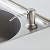 304 Stainless Steel Sink Soap Dispenser Pump Head Extension Silicone Tube Bathroom Hand Washing Cleaning Soap Dispenser, 9508N-02 Pump Head
