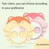 JC510 Baby Shampoo Shower Cap Adjustable Cute Cartoon Children Bath Cap, Light Pink, Beige