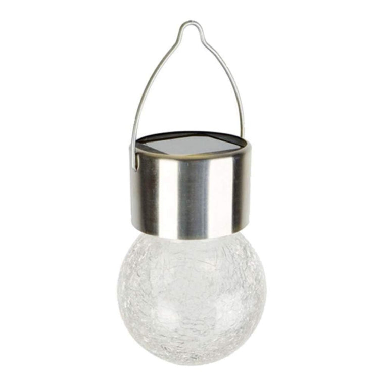 12 PCS Crackle Ball Solar Chandelier Outdoor Garden Courtyard Holiday Decoration Light With Clip, 12 PCS Crackle Ball Colorful, 12 PCS Crackle Ball White, 12 PCS Crackle Ball Warm