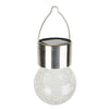 12 PCS Crackle Ball Solar Chandelier Outdoor Garden Courtyard Holiday Decoration Light With Clip, 12 PCS Crackle Ball Colorful, 12 PCS Crackle Ball White, 12 PCS Crackle Ball Warm