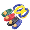 5 PCS Dog Training Clicker Pet Vocalization Cat And Dog Training Device Pet Training Supplies, Random Color Delivery