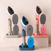 Kitchen Oil Dirty Pan Brush Can Add Detergent Sponge Brush Long Handle Cleaning Brush, Blue, Pink, Gray
