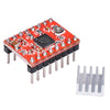 2 PCS HW-134A A4988 Red Board Stepper Motor Driver Module Heat Sink