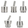 Kitchen 304 Stainless Steel Garlic Masher Spice Bean Nut Grinder, Straight Shape, Waist Shape, Drum Shape, Big Bowl Shape, Large Drum Shape