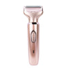 SONAX PRO SN-8977 Ladies Shaver 2 In 1 Washable USB Charging Hair Removal Device, 2 In 1 (Rose Gold)