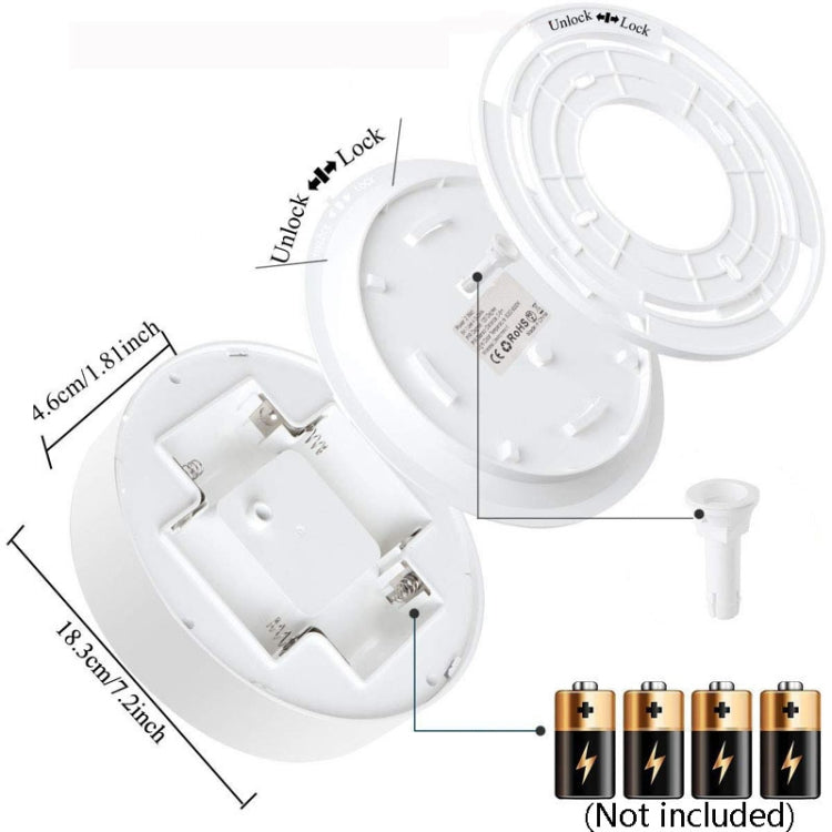 YQ-1142 Human Body Induction Ceiling Lamp Indoor Corridor Car Library, White Light, Warm Light