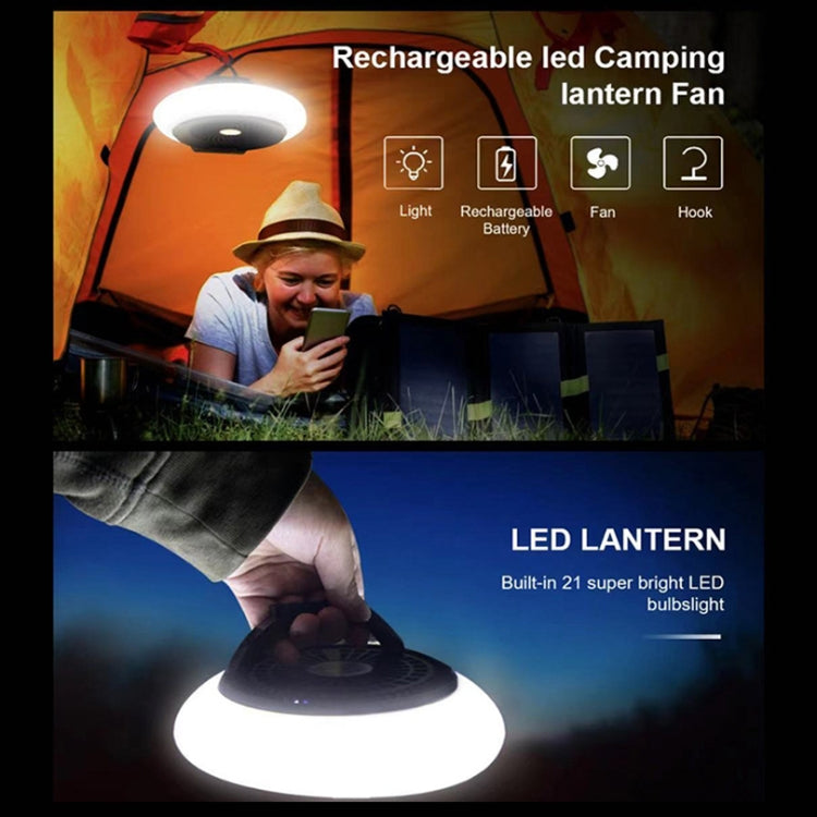 TW-8003 Outdoor Camping Light Rechargeable Camping Portable Fan
